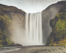 Wall art photo of Skogafoss Waterfall in Iceland