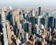 Wall art photo of lower Manhattan from above 
