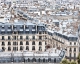 wall art photo of Paris rooftops