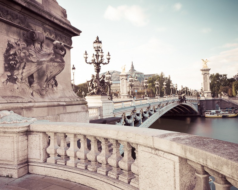 Wall art photo of the Pont Alexandre III in Paris