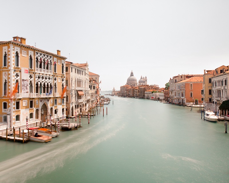 Wall art photo of Gondolas on the Grand Canal in Venice, Italy